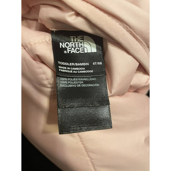 The North Face Coat Toddler Reversible Zip Pink Size 6T - Picture 11 of 16